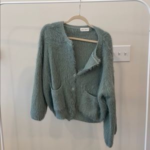 Luca and Grae oversized v neck sweater